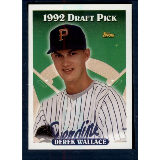 1993 Topps #459 Derek Wallace NM-MT RC Rookie Chicago Cubs Baseball Card  Image 1