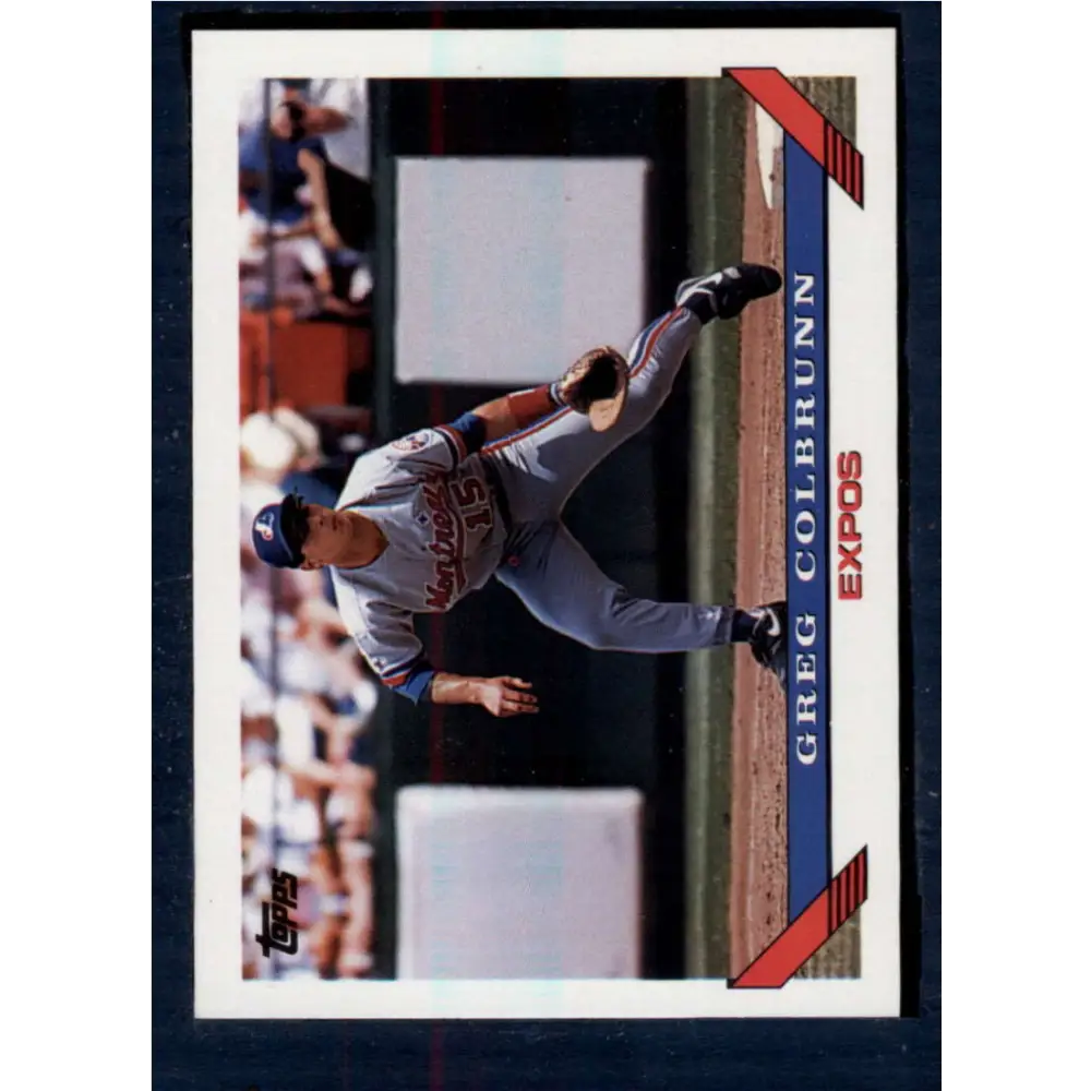 1993 Topps #464 Greg Colbrunn NM-MT Montreal Expos Baseball Card  Image 1