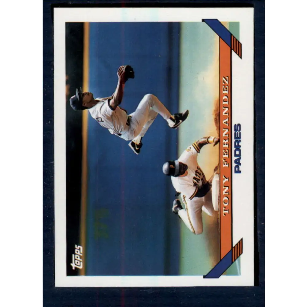 1993 Topps #465 Tony Fernandez NM-MT San Diego Padres Baseball Card  Image 1