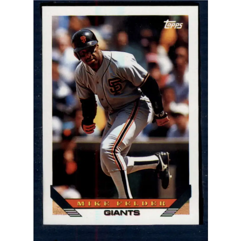 1993 Topps #466 Mike Felder NM-MT San Francisco Giants Baseball Card  Image 1