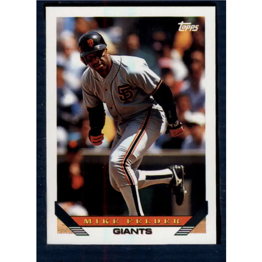 1993 Topps #466 Mike Felder NM-MT San Francisco Giants Baseball Card  Image 1