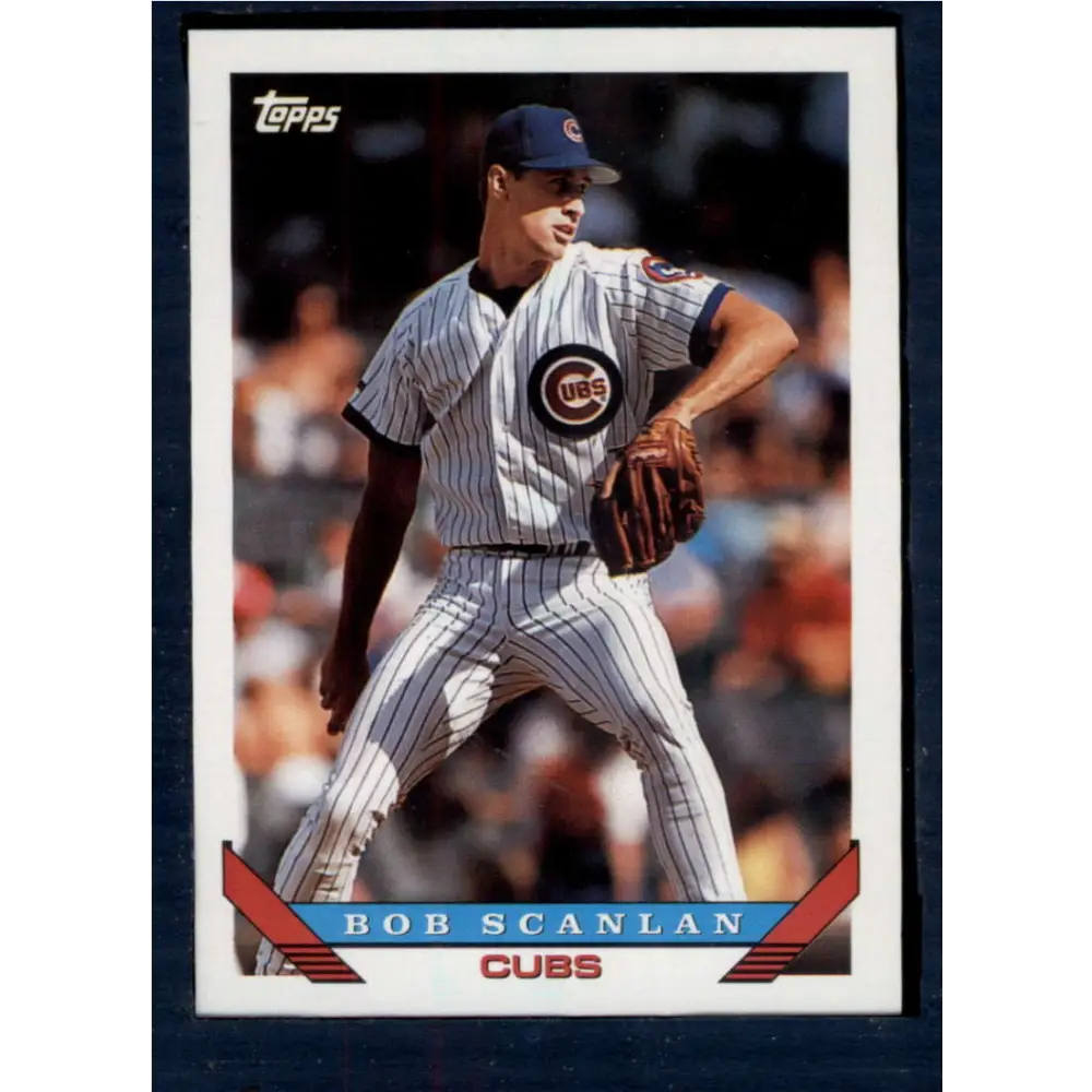 1993 Topps #47 Bob Scanlan NM-MT Chicago Cubs Baseball Card  Image 1