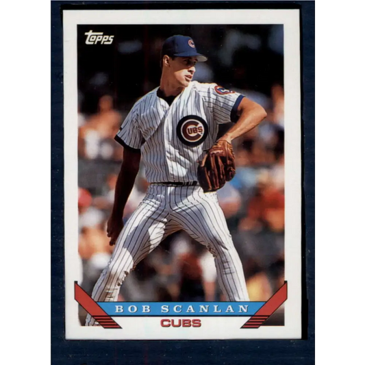 1993 Topps #47 Bob Scanlan NM-MT Chicago Cubs Baseball Card  Image 1