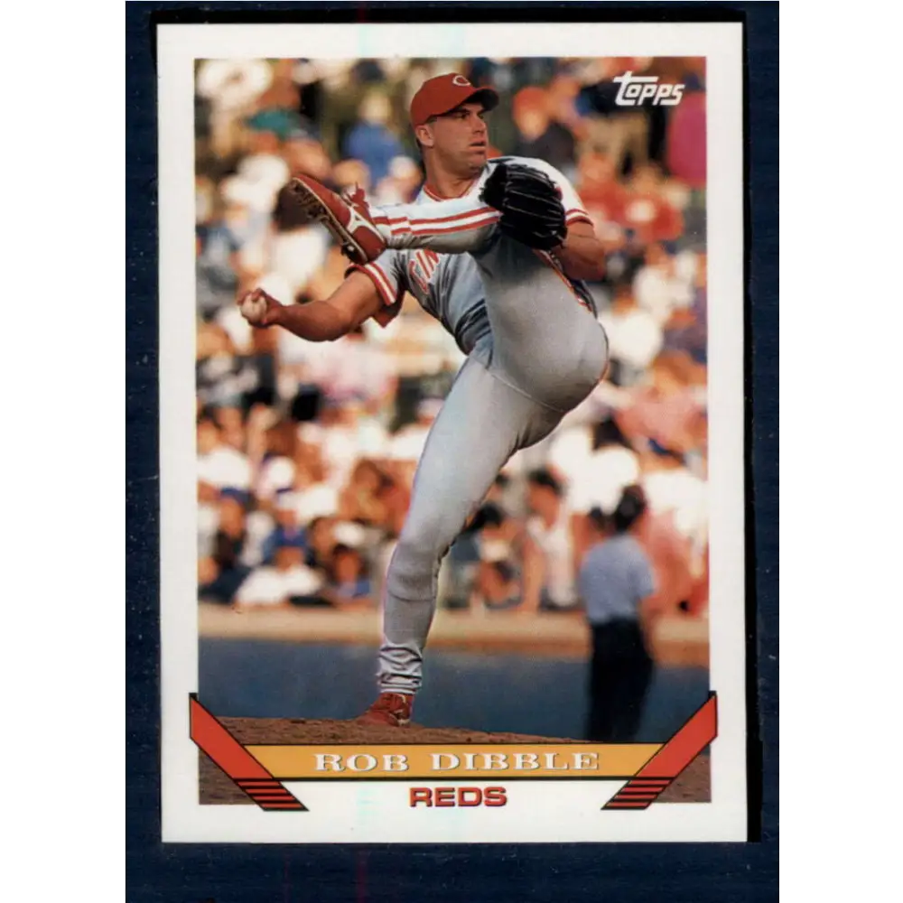 1993 Topps #470 Rob Dibble NM-MT Cincinnati Reds Baseball Card  Image 1