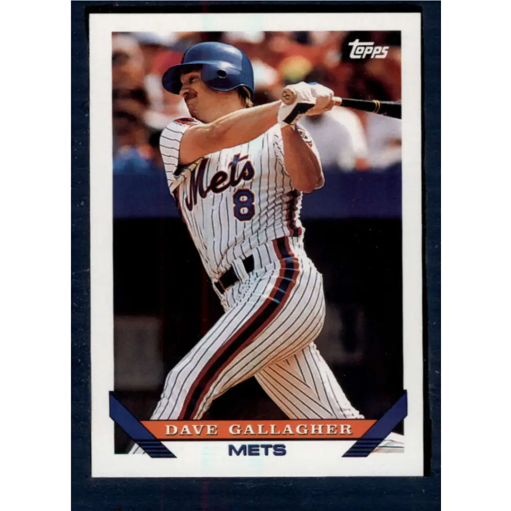 1993 Topps #471 Dave Gallagher NM-MT New York Mets Baseball Card  Image 1