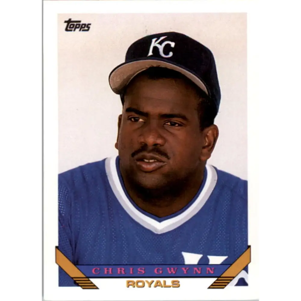 1993 Topps #472 Chris Gwynn NM-MT Kansas City Royals Baseball Card  Image 1