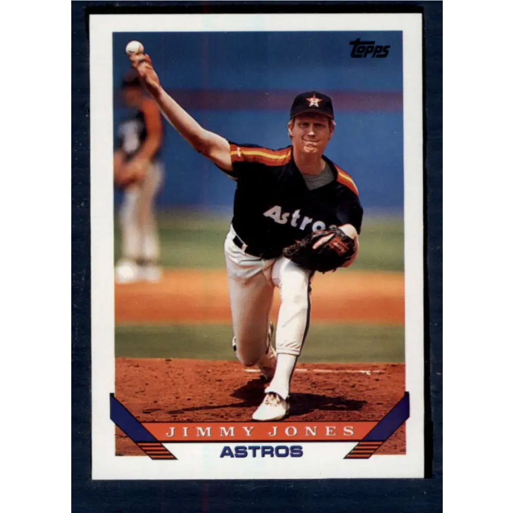 1993 Topps #477 Jimmy Jones NM-MT Houston Astros Baseball Card  Image 1