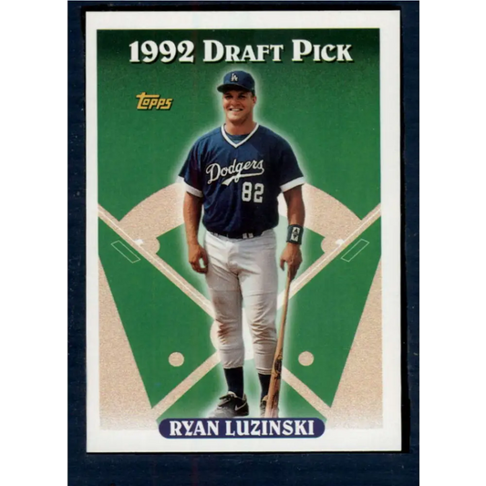 1993 Topps #481 Ryan Luzinski NM-MT RC Rookie Los Angeles Dodgers Baseball Card  Image 1