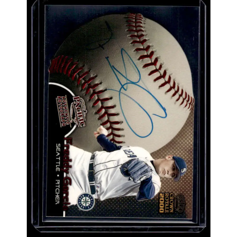 2000 Pacific Crown Royale #26 Freddy Garcia St. Louis Cardinals NM-MT Auto Baseball Card Image 1