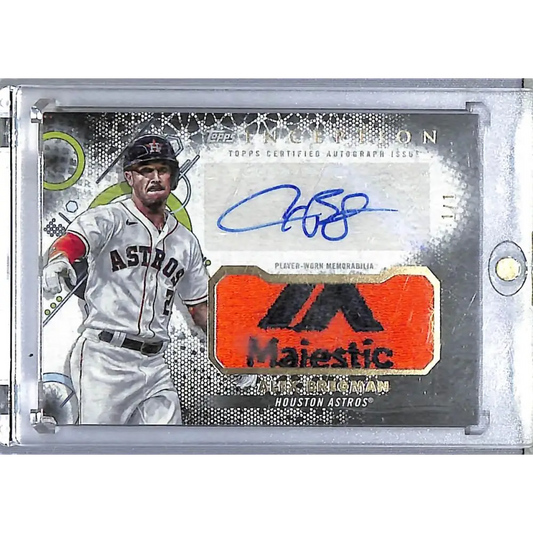 2022 Topps Inception #IAP-ABN Alex Bregman NM-MT MEM Auto 1/1 Houston Astros  Image 1