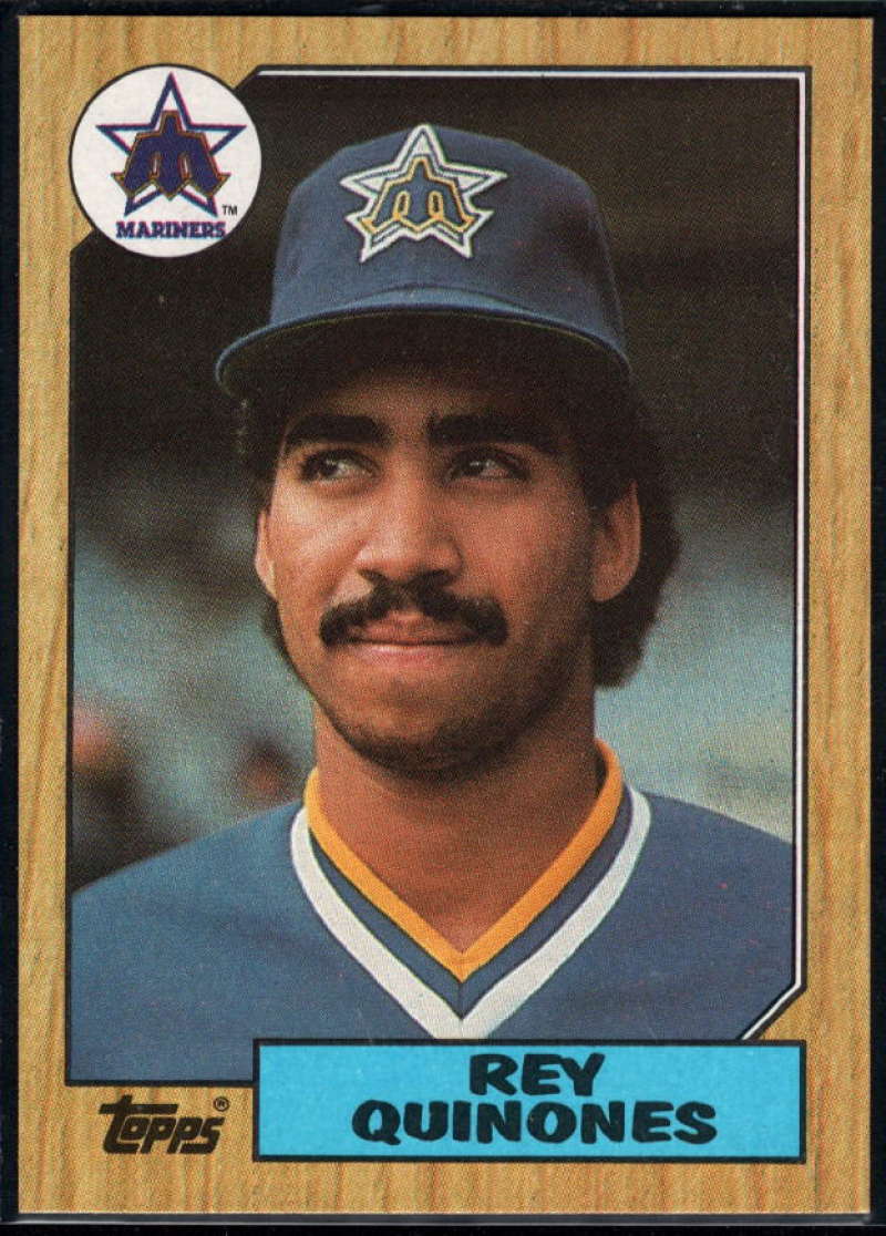1987 Topps #561 Rey Quinones EX Excellent Seattle Mariners Baseball Card  Image 1