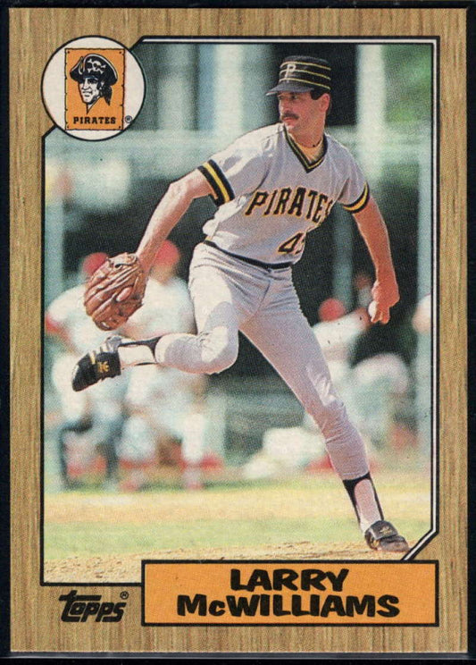 1987 Topps #564 Larry McWilliams EX Excellent Pittsburgh Pirates Baseball Card  Image 1