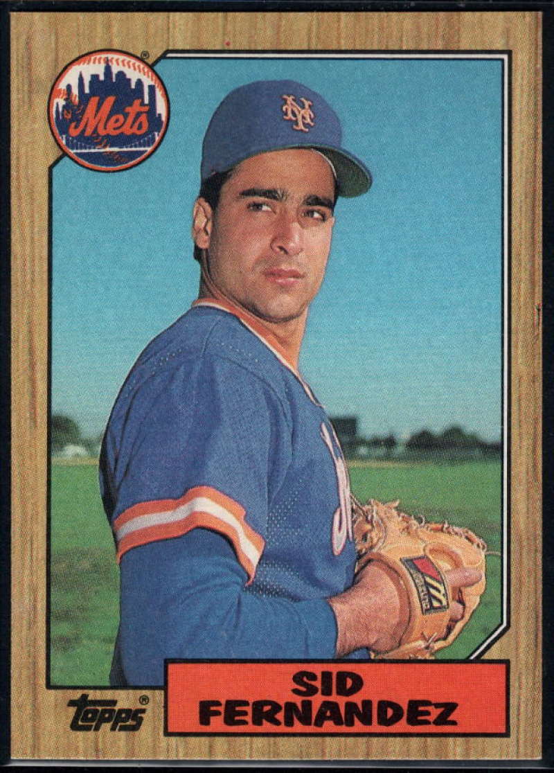 1987 Topps #570 Sid Fernandez EX Excellent New York Mets Baseball Card  Image 1