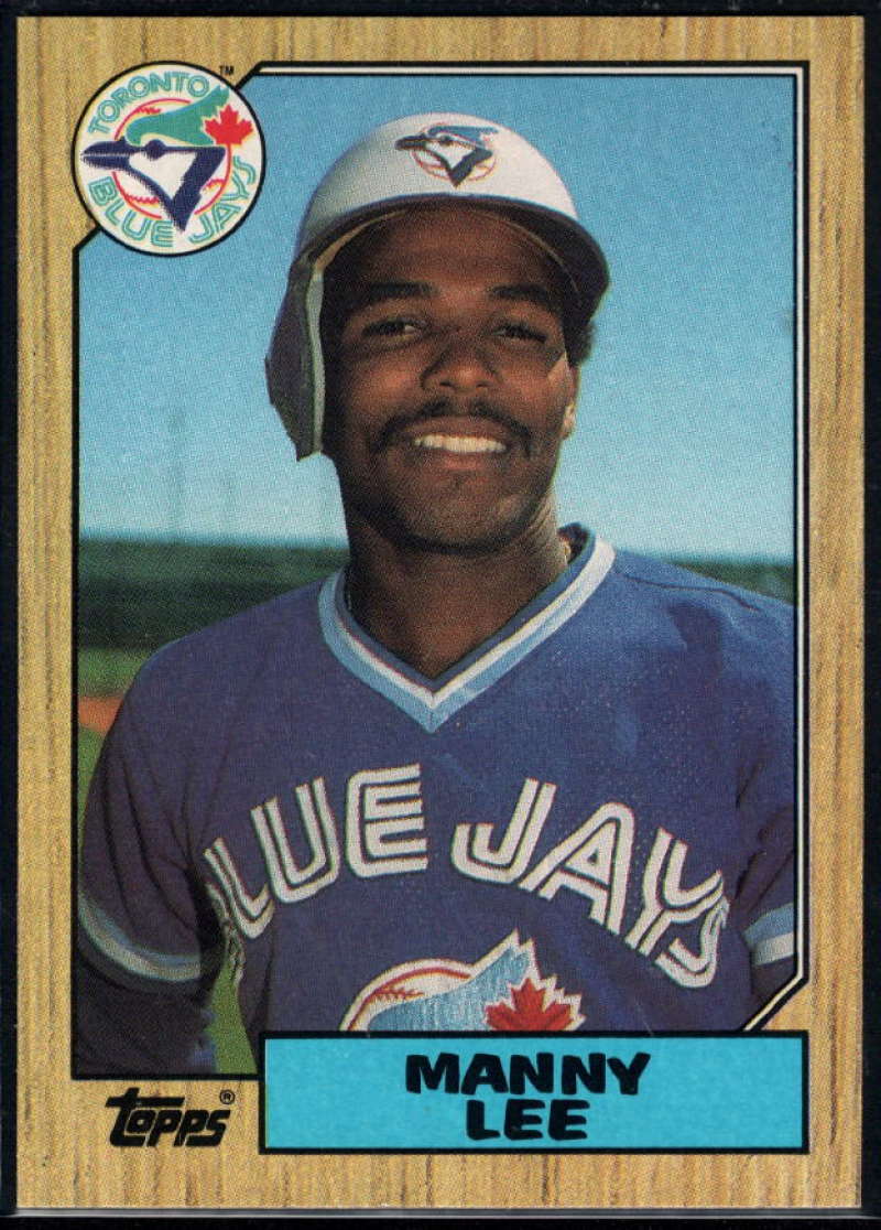 1987 Topps #574 Manuel Lee EX Excellent Toronto Blue Jays Baseball Card  Image 1