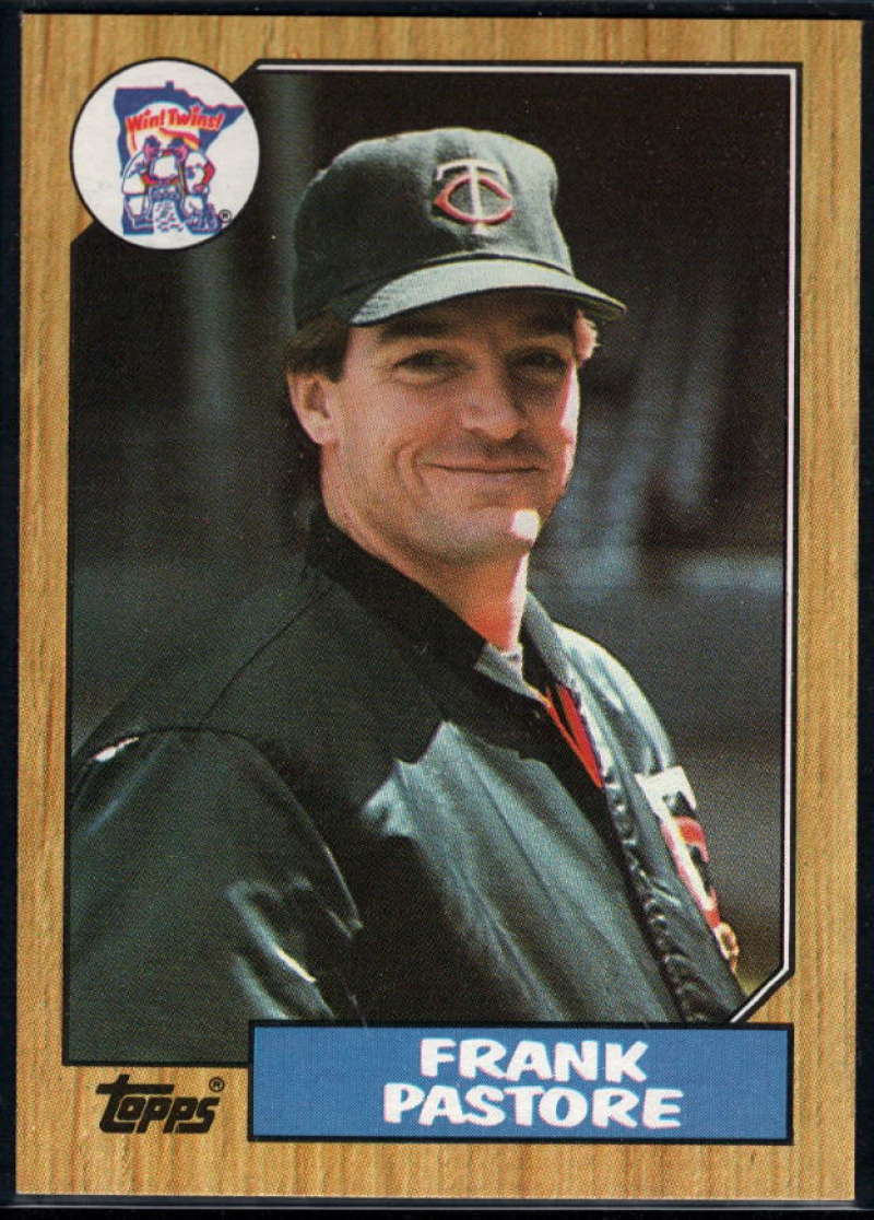 1987 Topps #576 Frank Pastore EX Excellent Minnesota Twins Baseball Card  Image 1