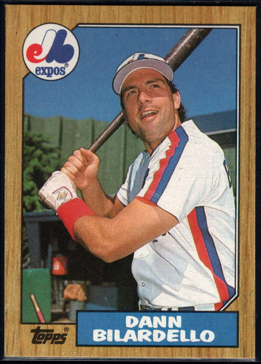 1987 Topps #577 Dann Bilardello EX Excellent Montreal Expos Baseball Card  Image 1