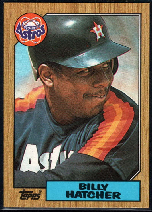 1987 Topps #578 Billy Hatcher EX Excellent Houston Astros Baseball Card  Image 1