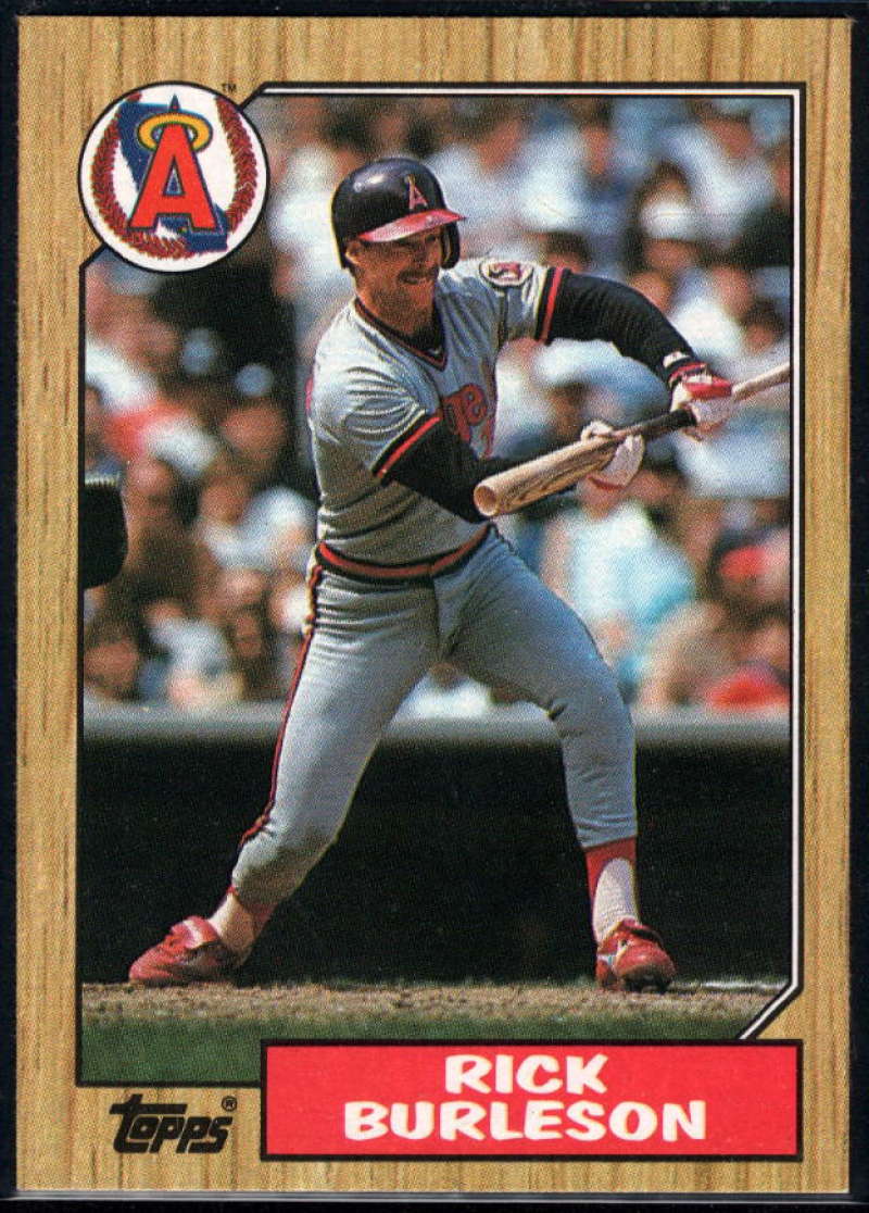 1987 Topps #579 Rick Burleson EX Excellent California Angels Baseball Card  Image 1