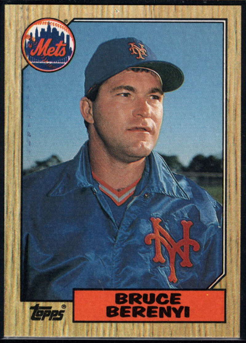 1987 Topps #582 Bruce Berenyi EX Excellent New York Mets Baseball Card  Image 1