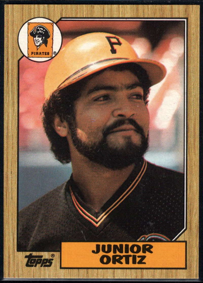 1987 Topps #583 Junior Ortiz EX Excellent Pittsburgh Pirates Baseball Card  Image 1
