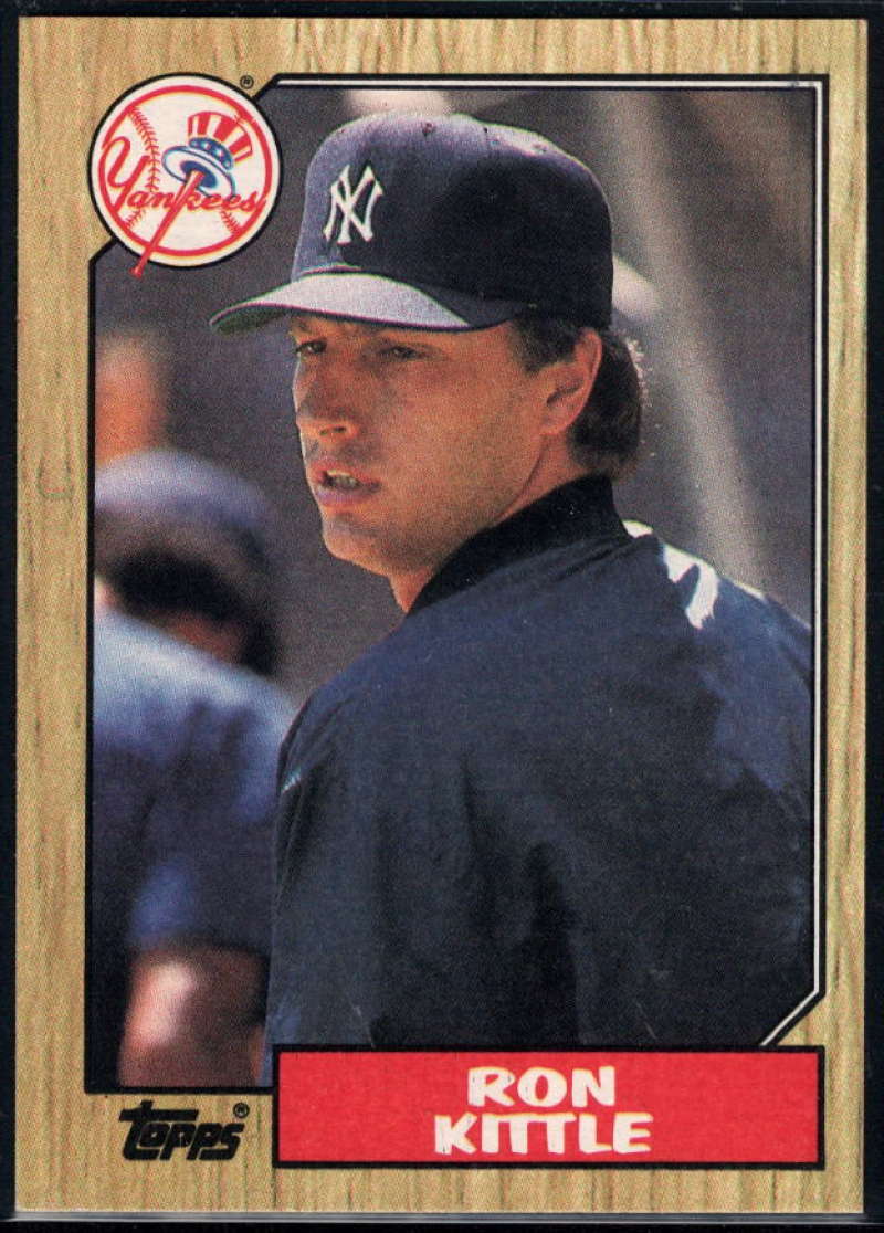 1987 Topps #584 Ron Kittle EX Excellent New York Yankees Baseball Card  Image 1