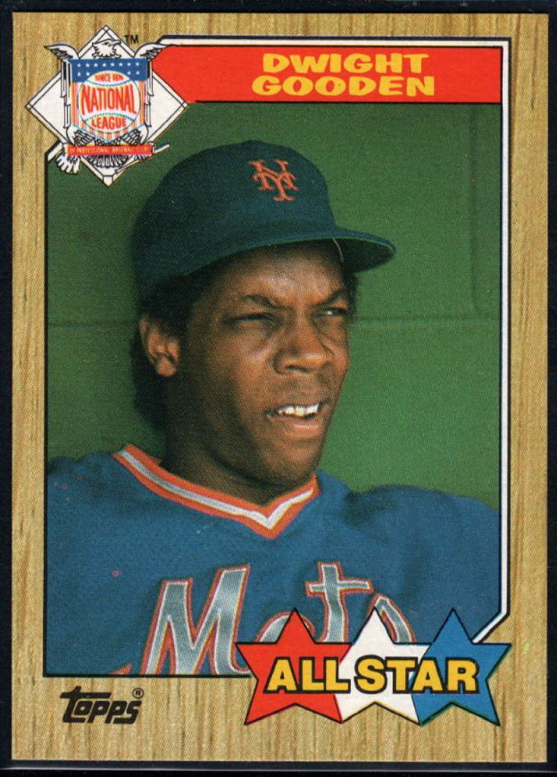 1987 Topps #603 Dwight Gooden EX Excellent New York Mets Baseball Card  Image 1