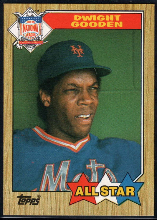 1987 Topps #603 Dwight Gooden EX Excellent New York Mets Baseball Card  Image 1