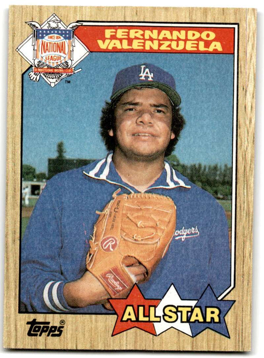 1987 Topps #604 Fernando Valenzuela EX Excellent Los Angeles Dodgers Baseball Card  Image 1