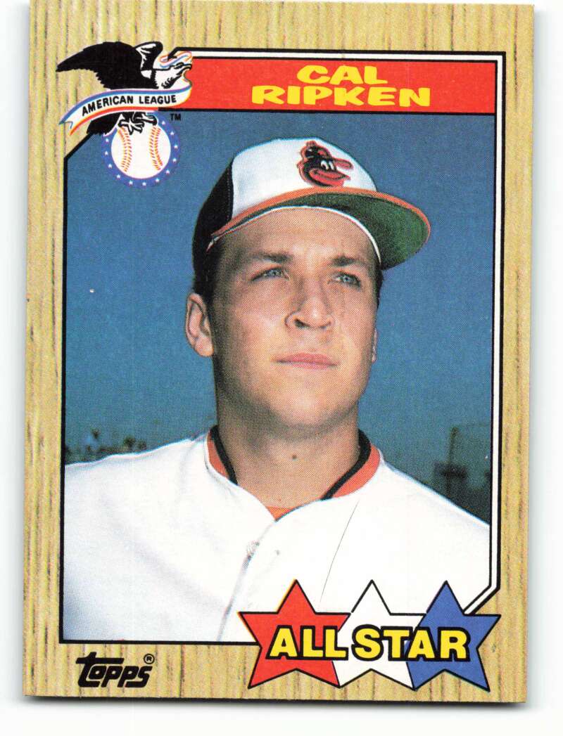 1987 Topps #609 Cal Ripken Jr. EX Excellent Baltimore Orioles Baseball Card  Image 1