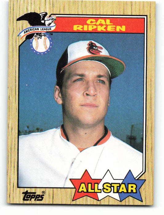 1987 Topps #609 Cal Ripken Jr. EX Excellent Baltimore Orioles Baseball Card  Image 1