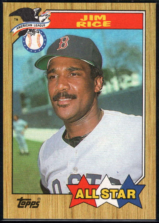 1987 Topps #610 Jim Rice EX Excellent Boston Red Sox Baseball Card  Image 1