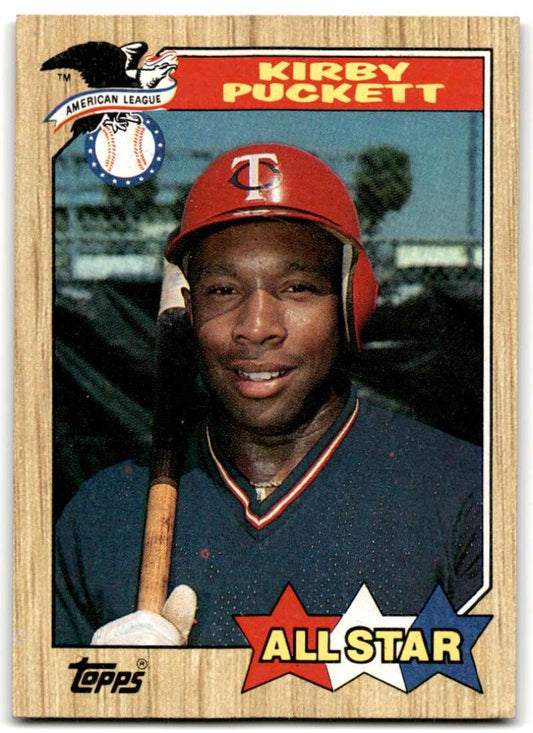 1987 Topps #611 Kirby Puckett EX Excellent Minnesota Twins Baseball Card  Image 1