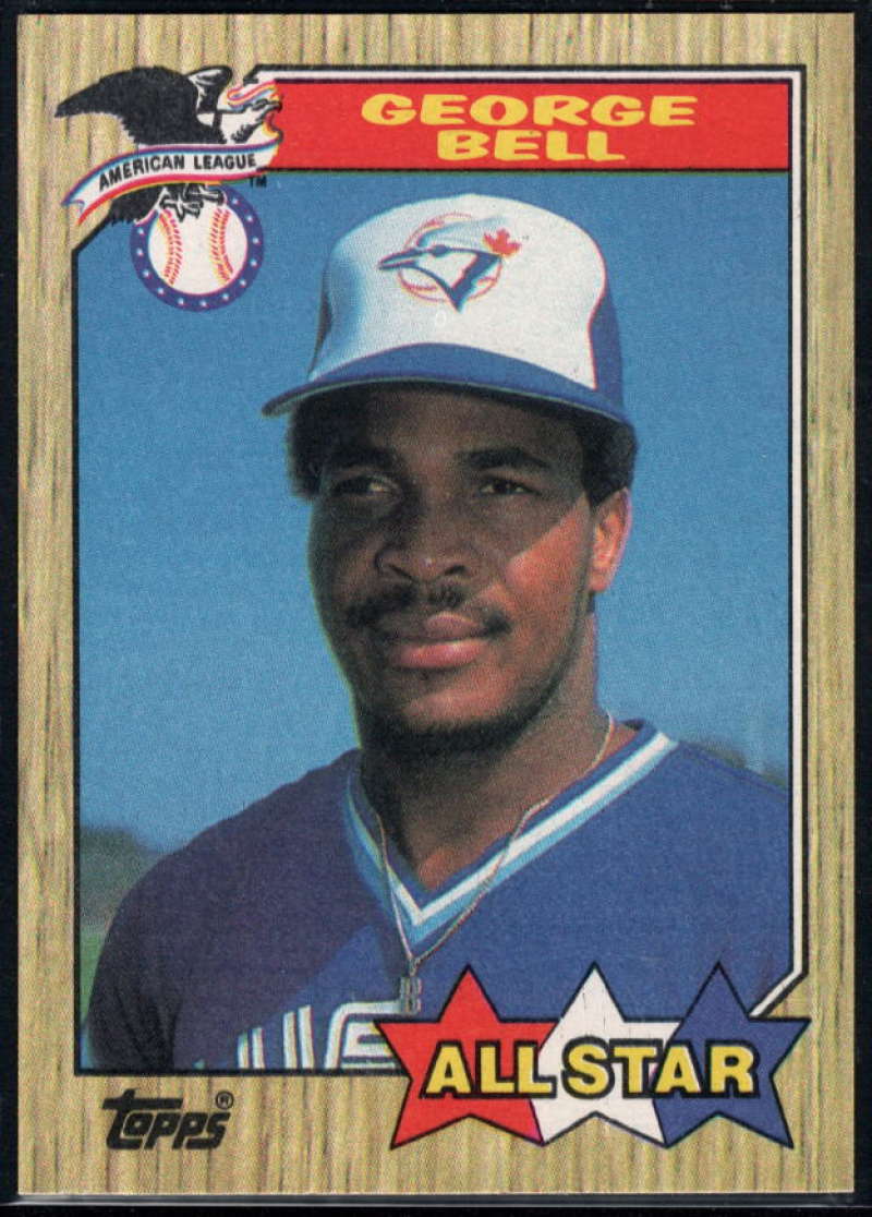 1987 Topps #612 George Bell EX Excellent Toronto Blue Jays Baseball Card  Image 1