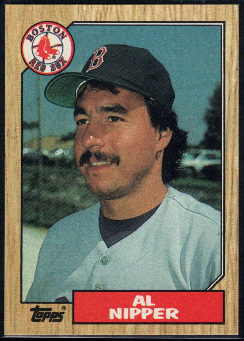 1987 Topps #617 Al Nipper EX Excellent Boston Red Sox Baseball Card  Image 1