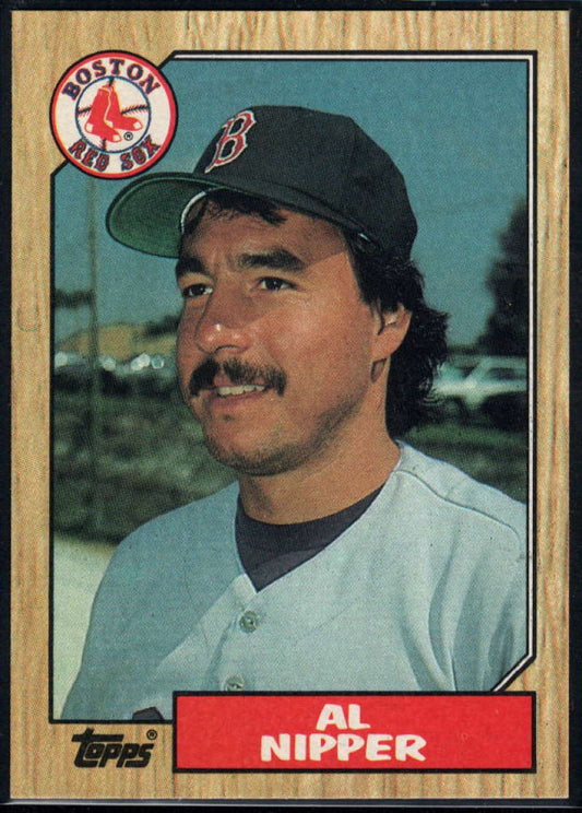 1987 Topps #617 Al Nipper EX Excellent Boston Red Sox Baseball Card  Image 1