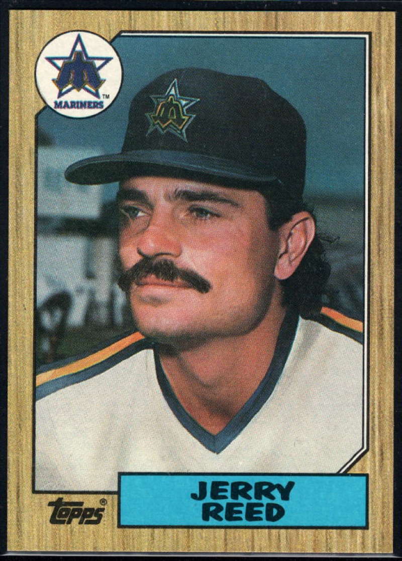 1987 Topps #619 Jerry Reed EX Excellent Seattle Mariners Baseball Card  Image 1