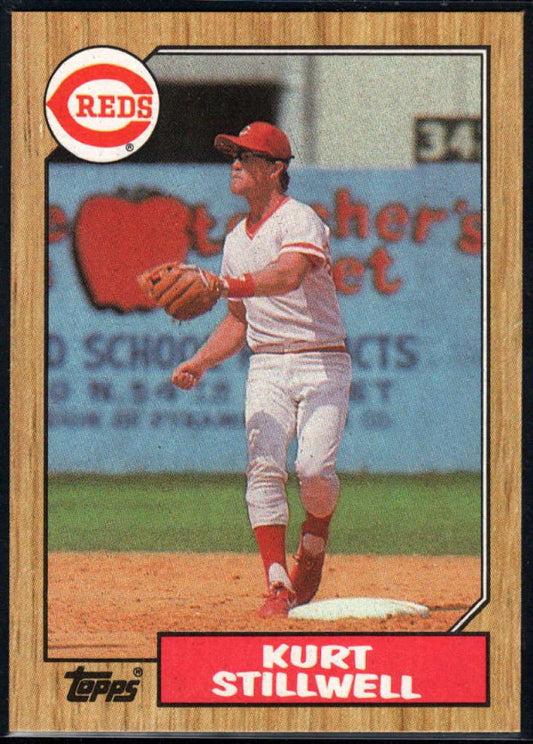 1987 Topps #623 Kurt Stillwell EX Excellent RC Rookie Cincinnati Reds Baseball Card  Image 1