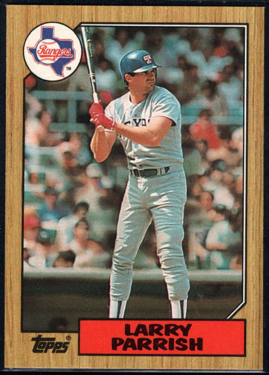 1987 Topps #629 Larry Parrish EX Excellent Texas Rangers Baseball Card  Image 1